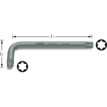 Úhlový šroubovák TORX® 2115-T7 Hazet (HA012244)
