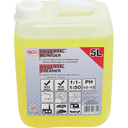 Univerzální čistič pro vysokotlaké a ultrazvukové čističky, 5 l - B9380