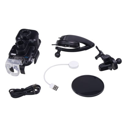 Univerzální QI držák pro iPhone/Airpods/Apple watch motoricky ovládaný
