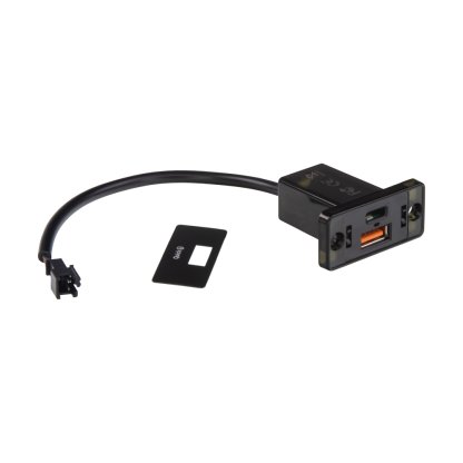 USB nabíječka QC3.0 do panelu. 12/24V