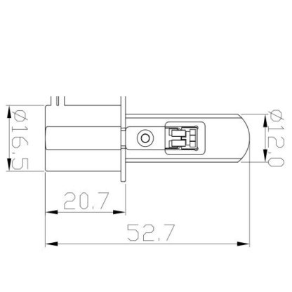 V20 LED H3 bílá, 12/24V, 5000LM