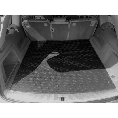 Vana do kufru gumová Audi Q7 7místný (3. řada sedadel je složená) 2007- | RIGUM