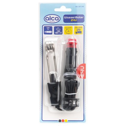Varná spirála 24V 200W s PAL zástrčkou, 507240