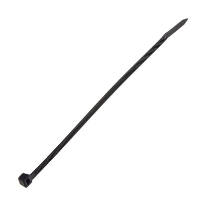 Vázací pásek černý 4,8 x 200 mm, 100 ks