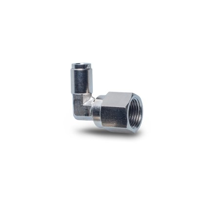 VIAIR fitinka redukční koleno 90 stupňů, rozměr: závit 3/8" (samice) / hadička 1/4"