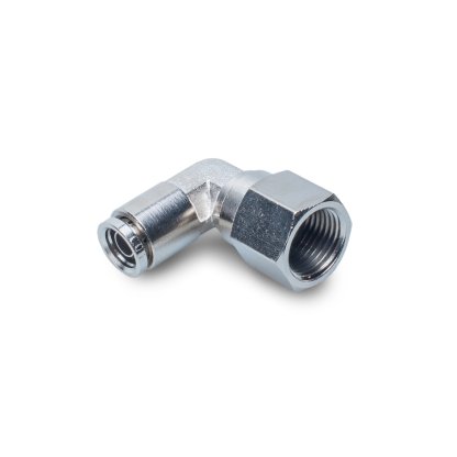 VIAIR fitinka redukční koleno 90 stupňů, rozměr: závit 3/8" (samice) / hadička 3/8"