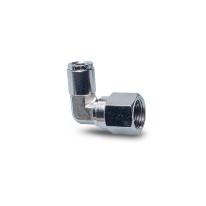 VIAIR fitinka redukční koleno 90 stupňů, rozměr: závit 3/8" (samice) / hadička 3/8"