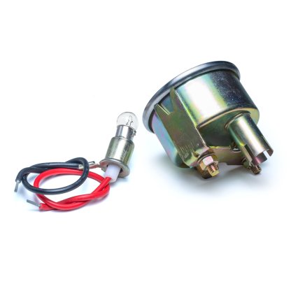 VIAIR ukazatel tlaku 2" jednoručičkový, černý, podsvícený, do 11 bar / 160 PSI