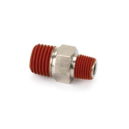 VIAIR závitová redukce, rozměr: závit 1/4" (samec) / 3/8" (samec)