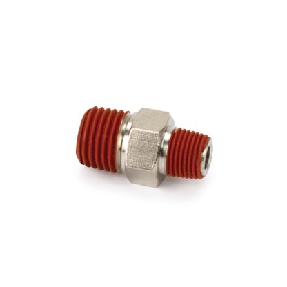 VIAIR závitová redukce, rozměr: závit 1/8" (samec) / 1/4" (samec)