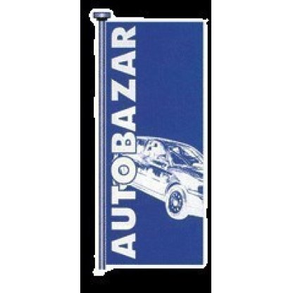 Vlajka AUTOBAZAR - modro/bílá - 125200200