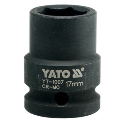 Vnitřní nástrčný klíč 1/2" šestihranný 17 mm CrMo YATO - YT-1007