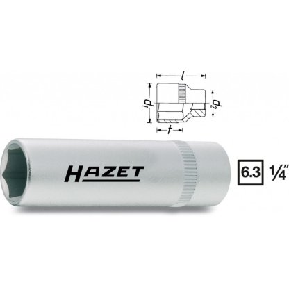 Vnitřní nástrčný klíč 1/4" šestihranný 5mm HAZET 850LG-5 - HA037650