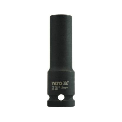 Vnitřní nástrčný klíč hluboký 1/2" šestihranný 12 mm CrMo YATO - YT-1032