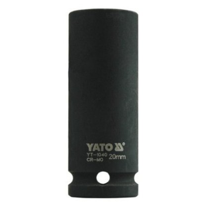 Vnitřní nástrčný klíč hluboký 1/2" šestihranný 20 mm CrMo YATO - YT-1040