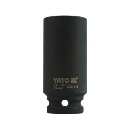 Vnitřní nástrčný klíč hluboký 1/2" šestihranný 25 mm CrMo YATO - YT-1045