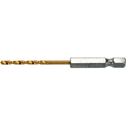 Vrták na kov 2,5mm TITAN HEX 1/4", délka 80mm - YT-44752