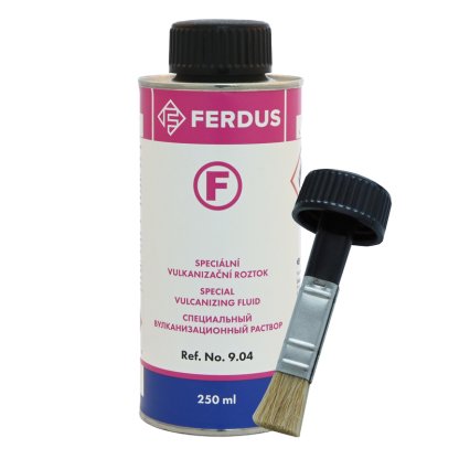 Vulkanizační roztok F, 250 ml + větší štětec - F904