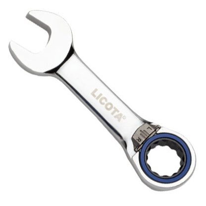 Vyhnutý ráčnový klíč s přepínáním krátký, 19 mm - LI2019