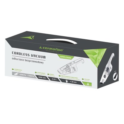 Vysavač Aku 5000 Pa - 7500 Pa, s HEPA filtrem, černý, 63370BK