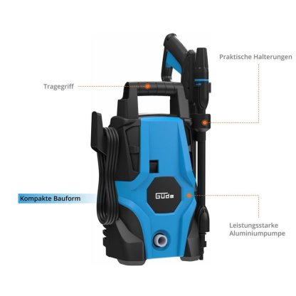 Vysokotlaká myčka Güde GHD 1400-105, 105 bar - GU85924