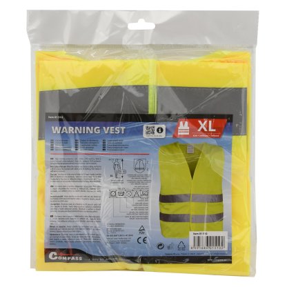 Výstražná reflexní vesta XL žlutá, 01510