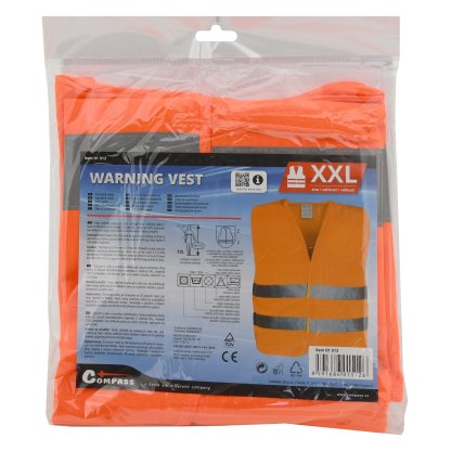 Výstražná reflexní vesta XXL oranžová, 01512