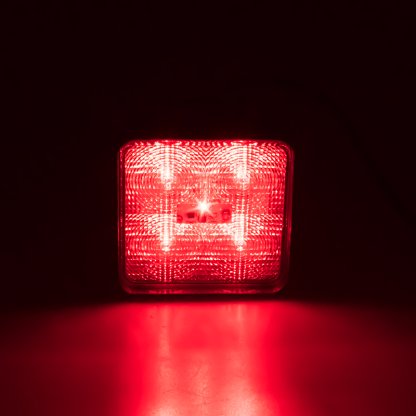 Výstražné LED světlo vnější, červené, 12/24V