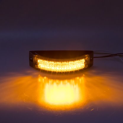 Výstražné LED světlo vnější, oranžové, 12-24V