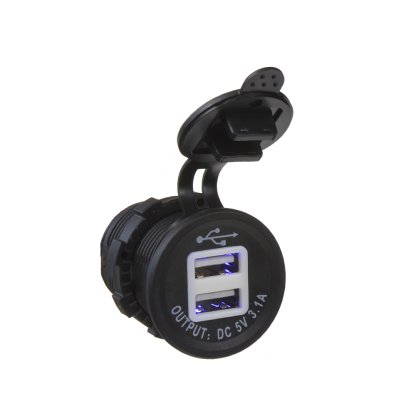 x 2x USB zásuvka