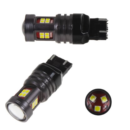 x LED T20 (7443) bílá, 12-24V, 15LED/2835SMD