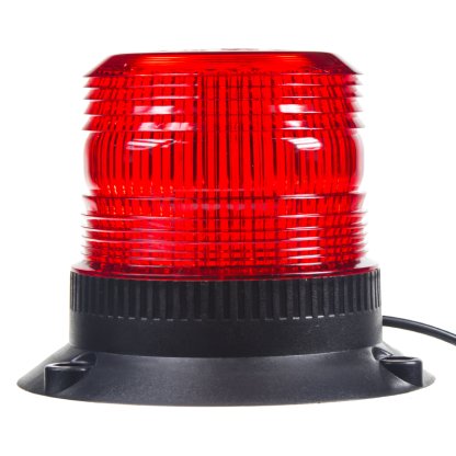x Zábleskový maják, 12-24V, červený magnet, ECE R10
