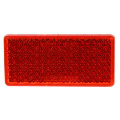 Zadní (červený) odrazový element - obdélník 95 x 45mm nalepovací