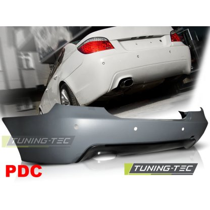 Zadní nárazník BMW E60 07-10 sedan, M-paket look PDC