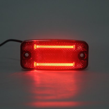Zadní obrysové světlo LED, červený obdélník, ECE R10