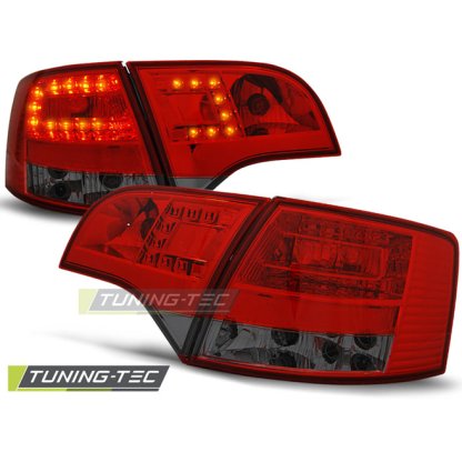 Zadní světla LED AUDI A4 B7 Avant červená/kouřová 04-08