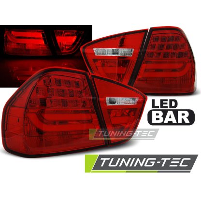 Zadní světla LED BAR BMW E90 05-08 červená