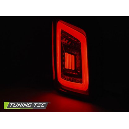 Zadní světla LED BAR DTS VW T5 03-15 2-dílné dveře černá/červená/kouřová