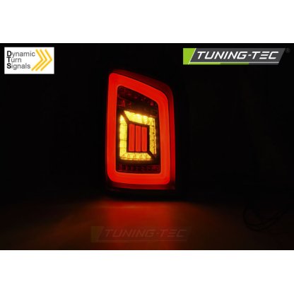 Zadní světla LED BAR DTS VW T5 03-15 2-dílné dveře černá/kouřová