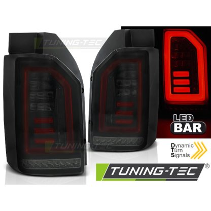 Zadní světla LED BAR DTS VW T6, 15- černá/červená/kouřová