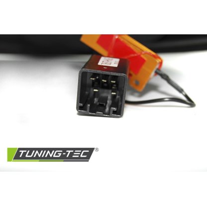Zadní světla LED BAR Ford Fiesta MK7 08-12 červená/kouřová