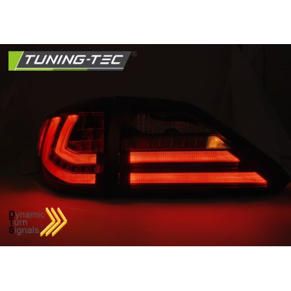 Zadní světla LED BAR Lexus RX III 350 09-12 červená/kouřová LED SQL