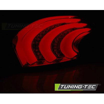 Zadní světla LED BAR Peugeot 208 12-15 červená/kouřová