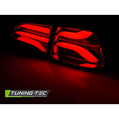 Zadní světla LED bar, s dynamickým blinkrem pro Tesla MODEL 3 17- černá/kouřová