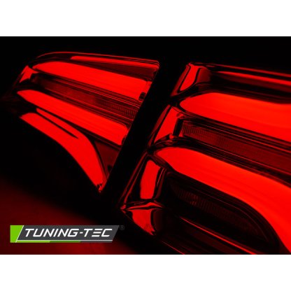 Zadní světla LED bar, s dynamickým blinkrem pro Tesla MODEL 3 17- černá/kouřová