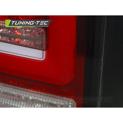 Zadní světla LED BAR s LED s SEQ blinkrem VW T5 10-15 červená