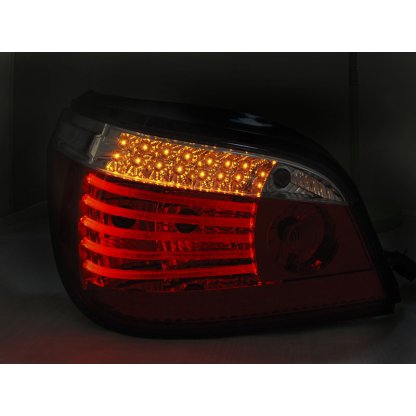 Zadní světla LED Bar SEQ BMW E60 03-07 červená/kouřová