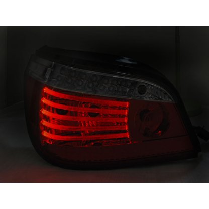 Zadní světla LED Bar SEQ BMW E60 03-07 kouřová