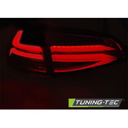 Zadní světla LED bar VW Golf 7 červená