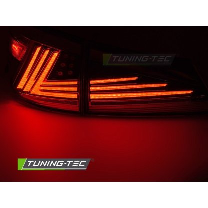 Zadní světla LED, dynamický blinkr, pro LEXUS IS II 2006-2013 kouřová